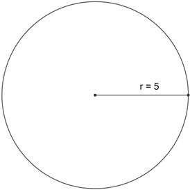 beräkna cirkel omkrets och area